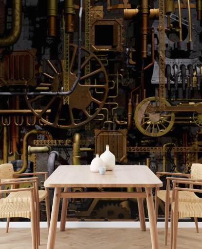 Papier Peint Roues et Roues