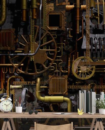 Machine Cogs and Wheels Wallpaper