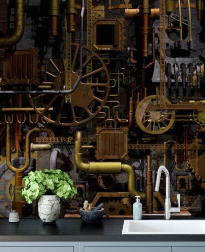 Machine Cogs and Wheels Wallpaper