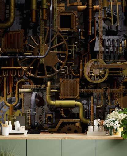 Machine Cogs and Wheels Wallpaper