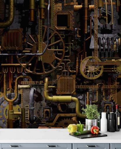 Machine Cogs and Wheels Wallpaper