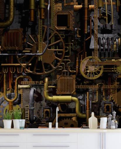 Machine Cogs and Wheels Wallpaper