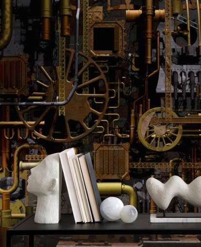 Papier Peint Roues et Roues