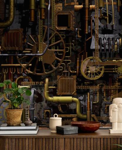 Machine Cogs and Wheels Wallpaper