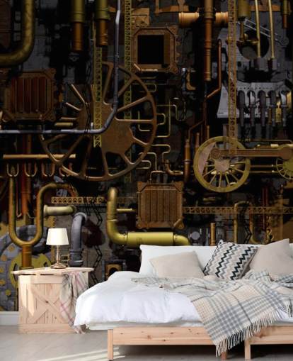 Machine Cogs and Wheels Wallpaper