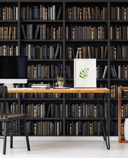 mörk bokhylla cum bibliotek bakgrundsbild mörk bokhylla cum bibliotek bakgrundsbild