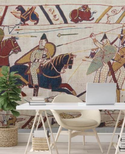 Bayeux Tapestry Norman Invasion Wall Mural