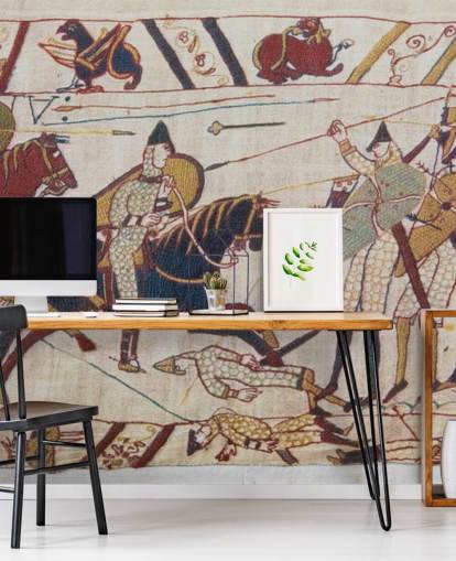 Decorazione murale Bayeux Tapestry Norman Invasion