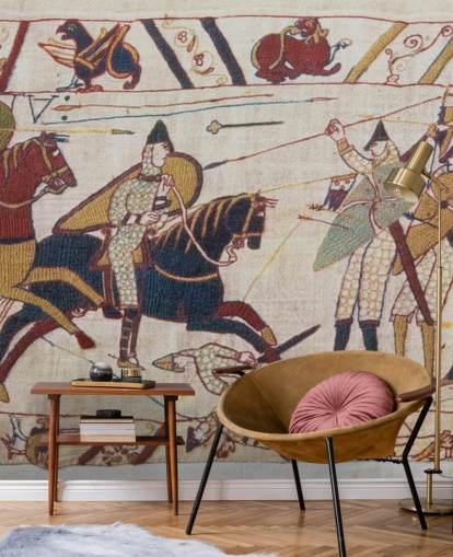 Bayeux Tapestry Norman Invasion Wall Mural Bayeux Tapestry Norman Invasion Wall Mural