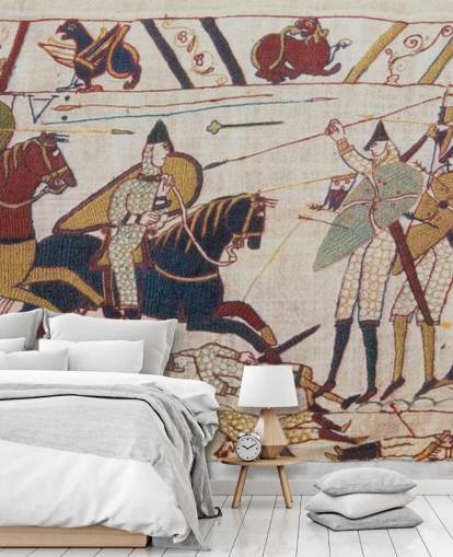 Bayeux Tapestry Norman Invasion Wall Mural Bayeux Tapestry Norman Invasion Wall Mural