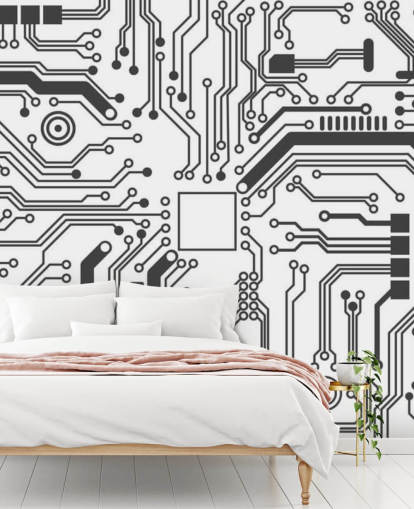 Sfondo da gioco Circuit Board per camera da letto per adolescenti Sfondo da gioco Circuit Board per camera da letto per adolescenti