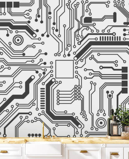 Circuit Board Gaming Bakgrunn for Teen Bedroom Circuit Board Gaming Bakgrunn for Teen Bedroom