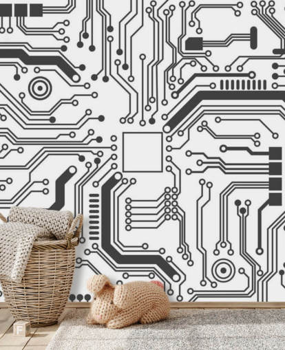 PCB-Gaming-Tapete für Jugendzimmer