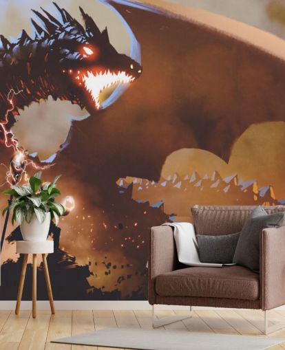 fire breathing dragon and wizard wallpaper fire breathing dragon and wizard wallpaper