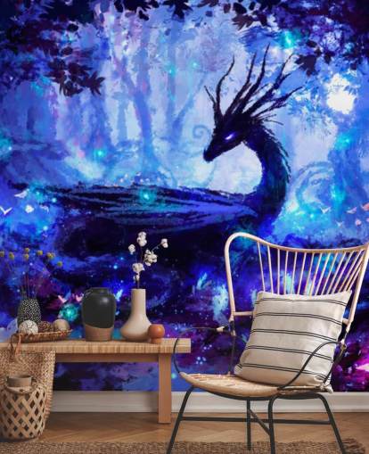 fond d'écran Dark Dragon Forest