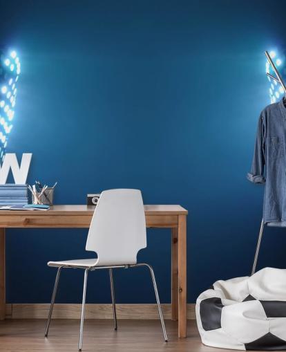 Blue Soccer Stadium Lights's nachts behang