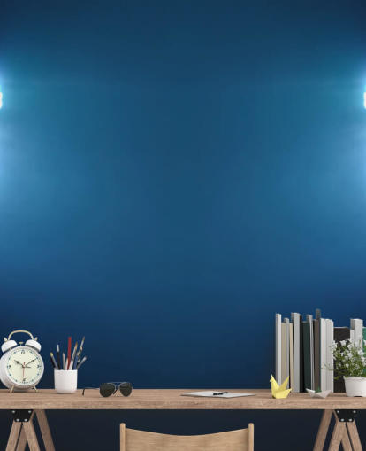 Blue Soccer Stadium Lights's nachts behang