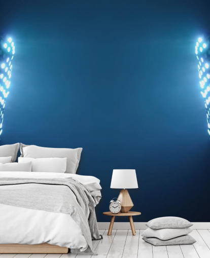 Blue Soccer Stadium Lights at Night Wallpaper Blue Soccer Stadium Lights at Night Wallpaper