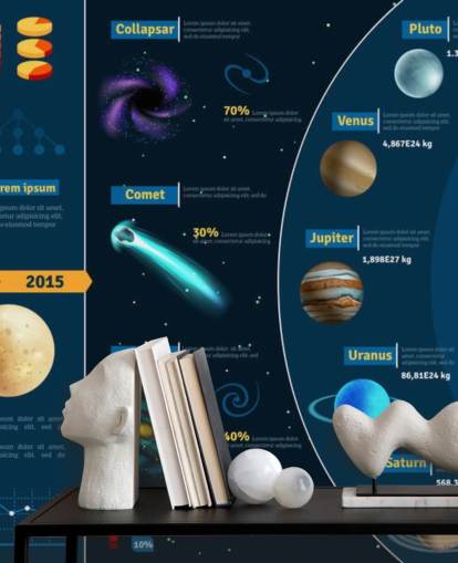 Universe infographic Universe Infographic Wallpaper 