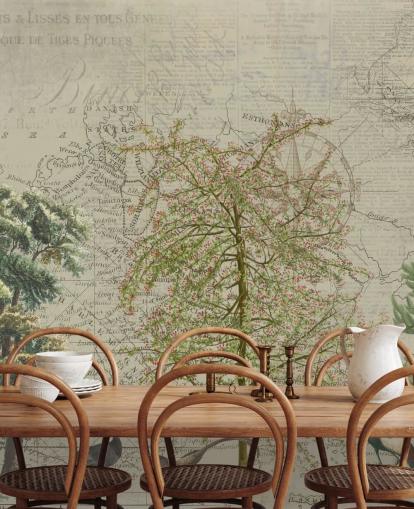 antica illustrazione di alberi e animali del bosco con carta da parati sfondo mappa antica illustrazione di alberi e animali del bosco con carta da parati sfondo mappa