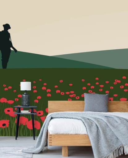 Le Soldat solitaire WW1 The Lone Solider Wall Mural Le Soldat solitaire WW1 The Lone Solider Wall Mural