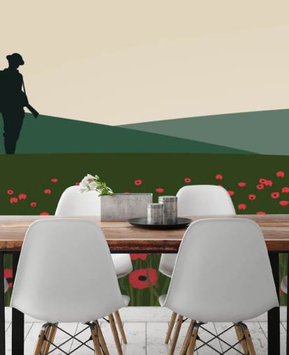 O Soldado Solitário WW1 The Lone Solider Wall Mural O Soldado Solitário WW1 The Lone Solider Wall Mural