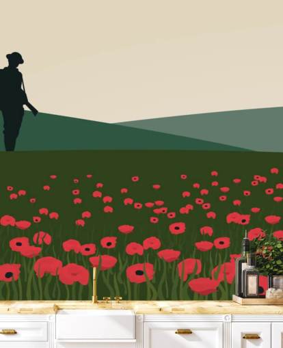 The Lone Soldier WW1 The Lone Solider Wall Mural The Lone Soldier WW1 The Lone Solider Wall Mural