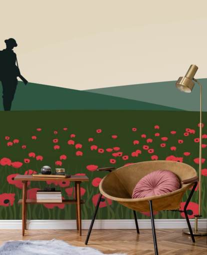 The Lone Soldier WW1 The Lone Solider Wall Mural 