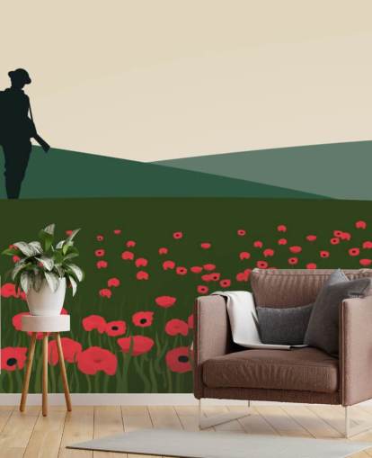 Der einsame Soldat 1. Weltkrieg The Lone Solider Wall Mural Der einsame Soldat 1. Weltkrieg The Lone Solider Wall Mural