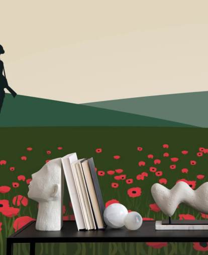 The Lone Soldier WW1 The Lone Solider Wall Mural 