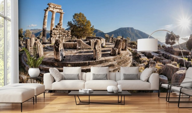 Greece Wallpaper & Wall Murals | Wallsauce AU