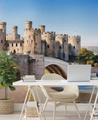  Conwy Castle i Wales, Storbritannia