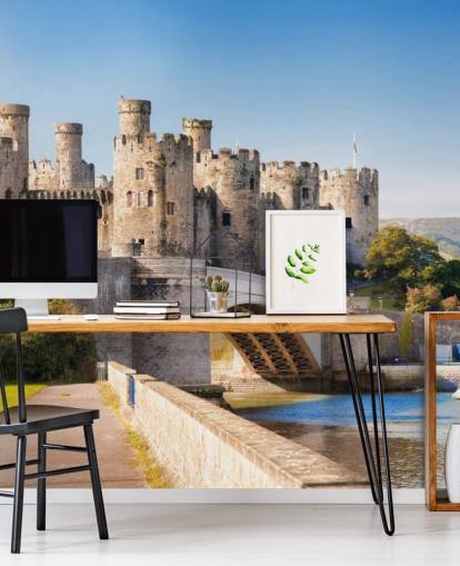  Conwy Castle i Wales, Storbritannia