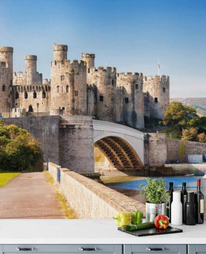  Conwy Castle i Wales, Storbritannia
