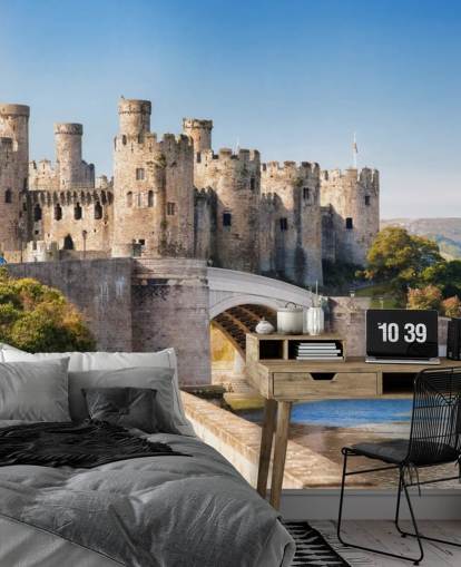  Conwy Castle i Wales, Storbritannia