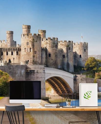  Conwy Castle i Wales, Storbritannia