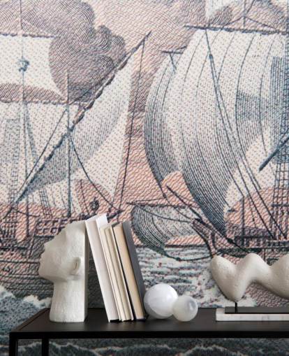 Christopher Columbus - Niña Pinta & Santa Maria Wall Mural