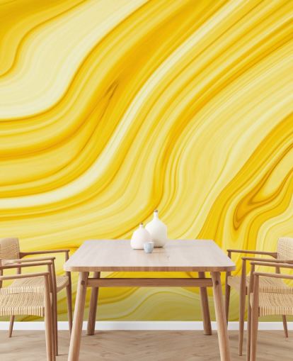 yellow marble geode wallpaper