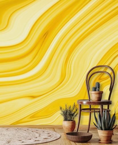 papel pintado de geoda de mármol amarillo papel pintado de geoda de mármol amarillo