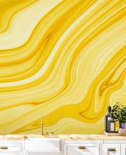 papel pintado de geoda de mármol amarillo papel pintado de geoda de mármol amarillo