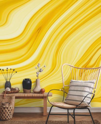 papel pintado de geoda de mármol amarillo papel pintado de geoda de mármol amarillo