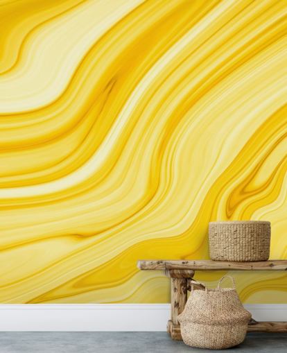 gelbe Marmor-Geode-Tapete