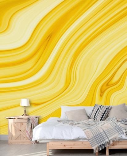 yellow marble geode wallpaper