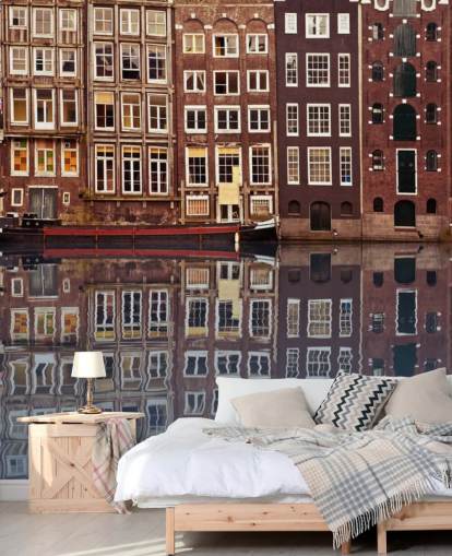 papel de parede old amsterdam houses papel de parede old amsterdam houses