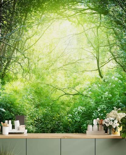 Sunlit Forest Wallpaper Sunlit Forest Wallpaper