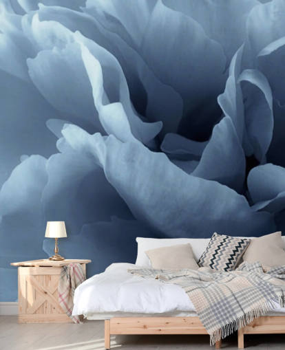 close up of pale blue peony wallpaper close up of pale blue peony wallpaper