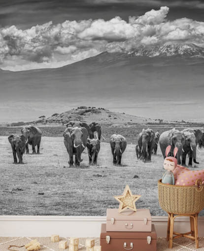 black and white photo of elephants wallpaper black and white photo of elephants wallpaper