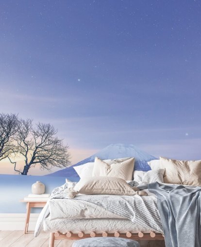 luminen maisema ja vuori tapetti