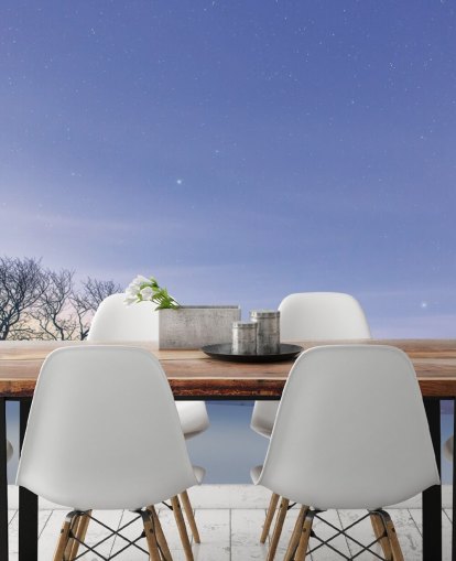 paisagem de neve e papel de parede de montanha