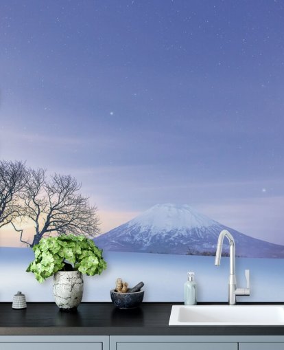 luminen maisema ja vuori tapetti luminen maisema ja vuori tapetti